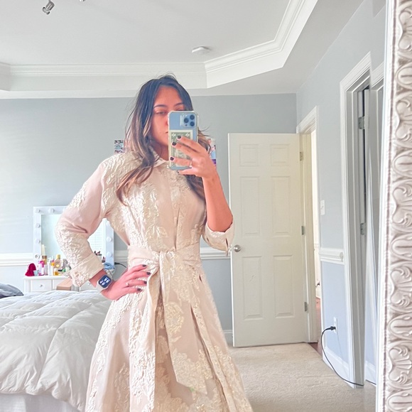 Elegant Rickie Freeman TERI JON Dress: Worn Once, Impeccable Condition - Picture 2 of 5